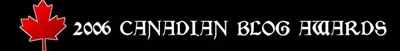 Canadian Blog Awards 2006 - banner