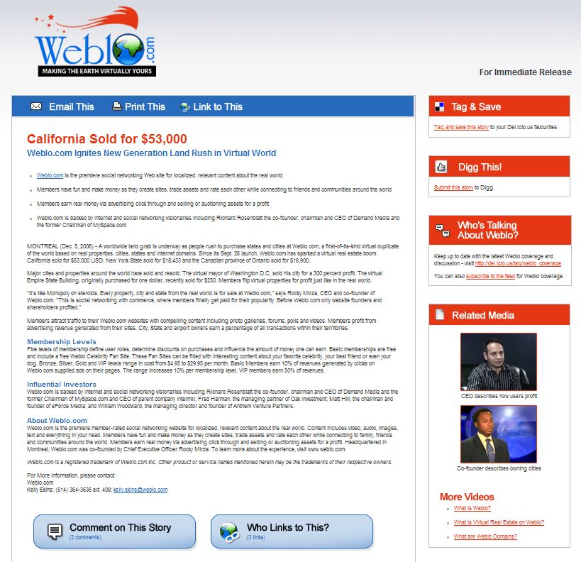 Optimised News Release