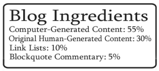 Example of future blog ingredients label