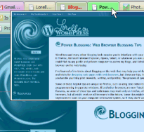 Firefox Tab Preview Extension example