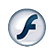 Flash button with Firefox Block Flash Extension