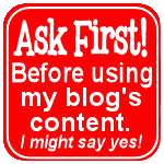 Ask First Copyright badge - by Lorelle VanFossen