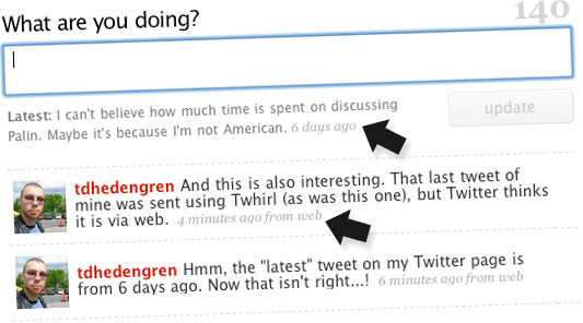 Twitter latest box