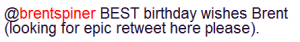 LeVar Burton announces the birthday of Brent Spiner