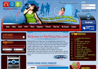 mymusicsite MyMusicSite.com launches to shake up music industry; Good luck!
