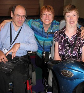 Darrell Hyatt, Lorelle VanFossen, and Glenda Watson Hyatt