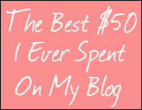 best 50 The Best $50 I Ever Spent on My Blog
