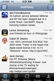 seesmicimage1 214x320 Watch Out Tweetdeck! Seesmic For iPhone Is Here