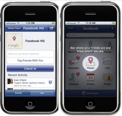 Facebook Places 240x229 Facebook Places Debuts For iPhone, iPod Touch Devices