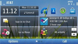 Foursquare Symbian App Screenshot Foursquare Symbian App Screenshot