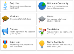 orkutbadges 240x174 Googles Orkut Mimicking Foursquare?