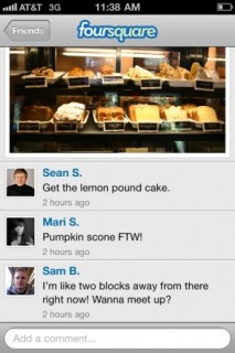Foursquare Photos with commenting Foursquare Photos with commenting