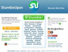 StumbleUpon Website Screenshot StumbleUpon Website Screenshot