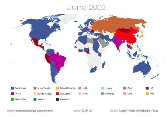 Social World Map - 2009 Social World Map - 2009