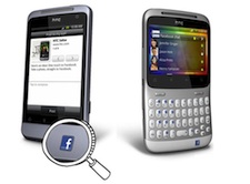 HTC Salsa and ChaCha with Dedicated Facebook Buttons Small Demo Size Two HTC Smartphones Receive Dedicated Facebook Buttons