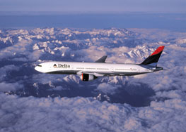 Delta Airline Airplane Flying Delta Airline Airplane Flying
