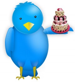 Twitter Cake Logo Twitter Cake Logo