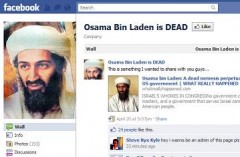 Osama bin Laden is DEAD Facebook page Osama bin Laden is DEAD Facebook page