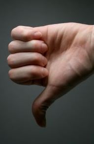 thumb down sample How Giving a Bad Review Can Bring You Legal Trouble