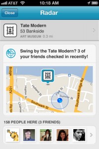 Foursquare Radar Foursquare Radar