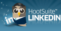Hootsuite LinkedIn Logo 240x123 HootSuite Platform Adds LinkedIn Company Pages And Groups