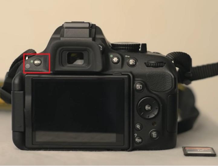 Format an SD Card on a Nikon