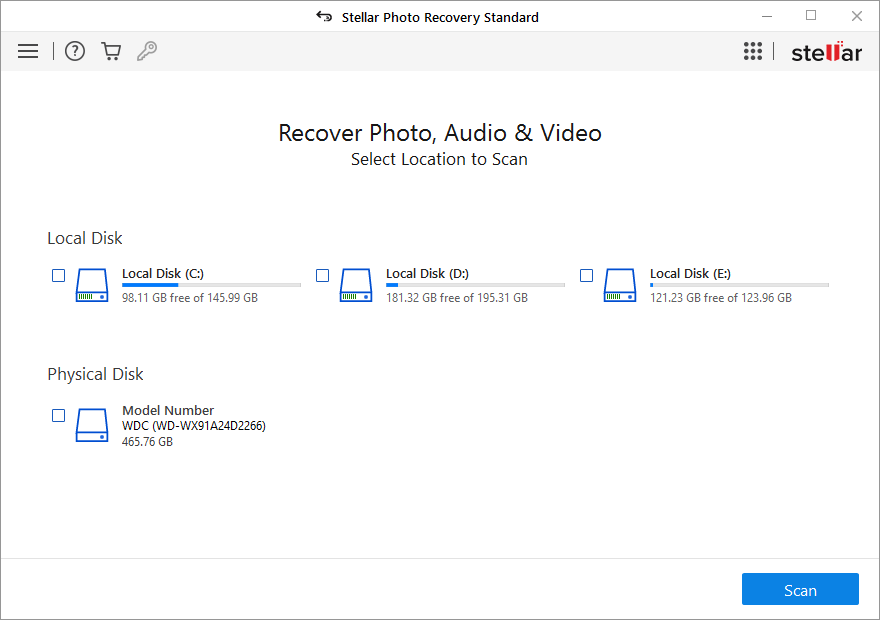 recover photo,audio, & video